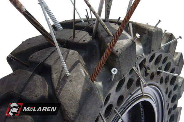 Flat-proof McLaren NuAir Dirt Terrain Solid Tire