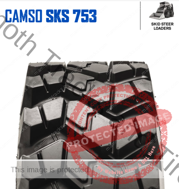 12-16.5 SKS 753 BIAS 12 PLY Camso (formerly Solideal) Skid Steer Tire, 12-16.5 SKS 753 BIAS 12 PLY Camso (formerly Solideal) Skid Steer Tire for Sale