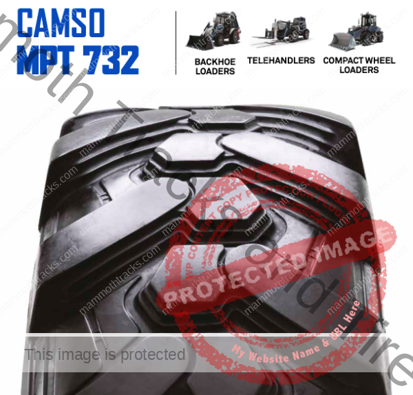 280/80-18 IND MPT 732 BIAS Camso (formerly Solideal) Backhoe Tire, 280/80-18 IND MPT 732 BIAS Camso (formerly Solideal) Backhoe Tire for Sale