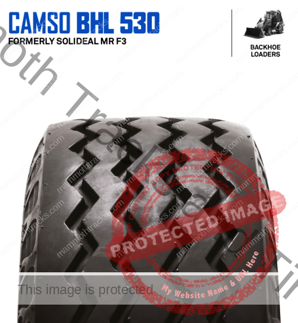 11L-16 BHL 530 12 PLY BIAS F3 Camso (formerly Solideal) Backhoe Tire, 11L-16 BHL 530 12 PLY BIAS F3 Camso (formerly Solideal) Backhoe Tire for Sale