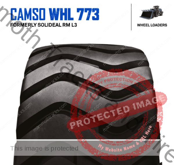20.5-25 WHL 773 Camso(formerly Solideal RM L3) Pneumatic Wheel Loader Tire, 20.5-25 WHL 773 Camso(formerly Solideal RM L3) Pneumatic Wheel Loader Tire for Sale
