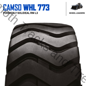 26.5-25 WHL 773 28 PLY Camso (formerly Solideal RM L3) Pneumatic Wheel Loader Tire, 26.5-25 WHL 773 28 PLY Camso (formerly Solideal RM L3) Pneumatic Wheel Loader Tire for Sale