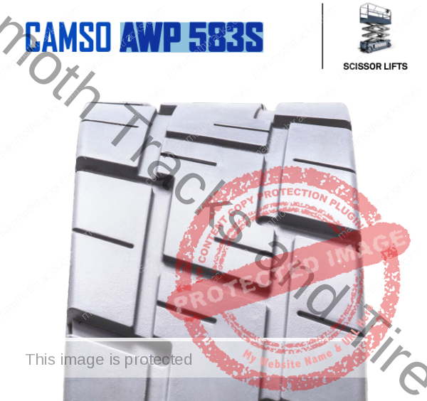 AWP 583S Camso Scissor Lift / Aerial Platform Solid Tire, AWP 583S Camso Scissor Lift / Aerial Platform Solid Tire for Sale