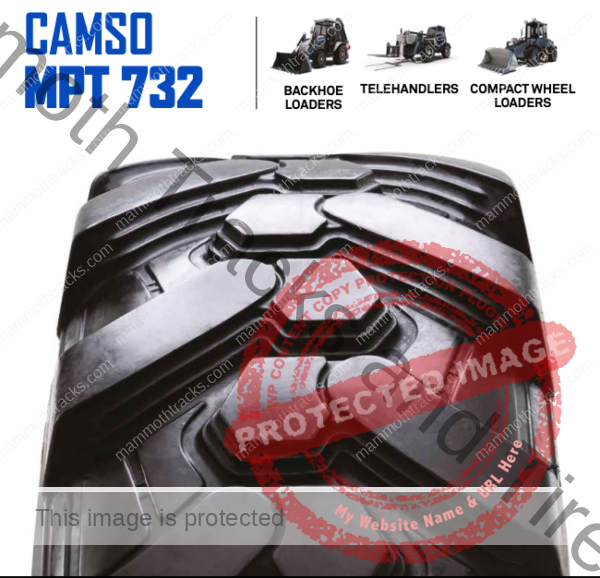 MPT 732 PLY BIAS R4 Camso (formerly Solideal) Compact Wheel Loader Tire, MPT 732 PLY BIAS R4 Camso (formerly Solideal) Compact Wheel Loader Tire for Sale