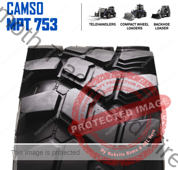 Camso (formerly Solideal) MPT 753 BIAS Pneumatic Backhoe Loader Tire, Camso (formerly Solideal) MPT 753 BIAS Pneumatic Backhoe Loader Tire for Sale