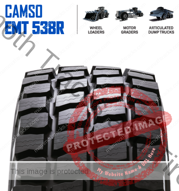 EMT 538R Radial Camso Articulated Dump Truck Tire, EMT 538R Radial Camso Articulated Dump Truck Tire for Sale