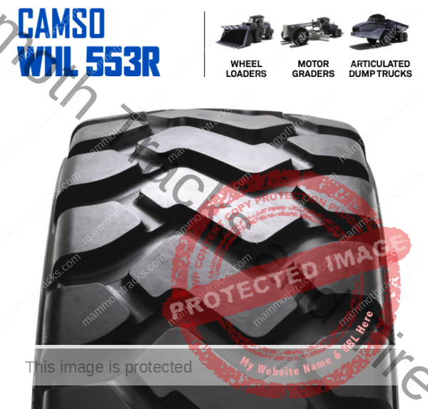 WHL 553R Radial Camso E3 / L3 Motor Grader Tire, WHL 553R Radial Camso E3 / L3 Motor Grader Tire for Sale