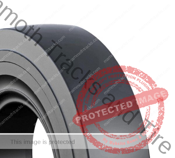 Set of Duraeco O (Smooth) Pattern Solid Wheel Loader Tires, Set of Duraeco O (Smooth) Pattern Solid Wheel Loader Tires for Sale